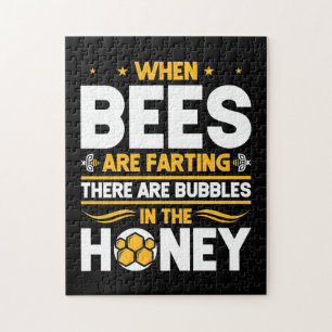 When Bees Are Farting Jigsaw Puzzle