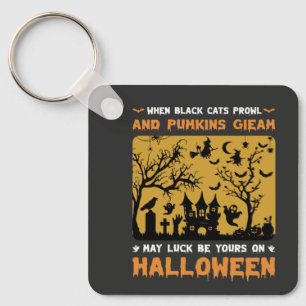 When Black Cats Roam     Key Ring