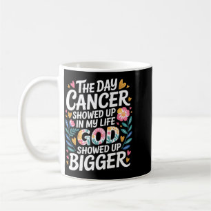 When Cancer Came God Showed Up Even Bigger - Coffee Mug
