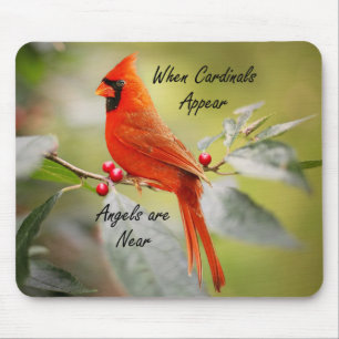 When Cardinals Appear, Angels are Near Mouse Pad