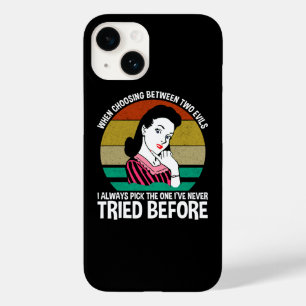 When Choosing Between Two Evils Case-Mate iPhone 14 Case