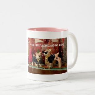 When Christmas Decorations Go Bad customisable mug