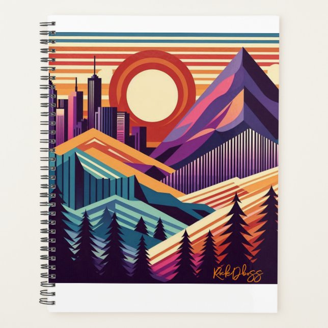 When City Met Mountain Planner (Front)