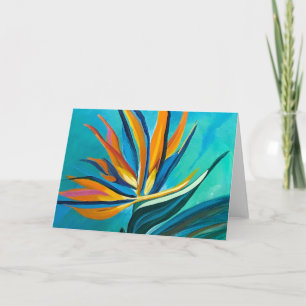 When color takes Flight - Blank inside greeting  Card