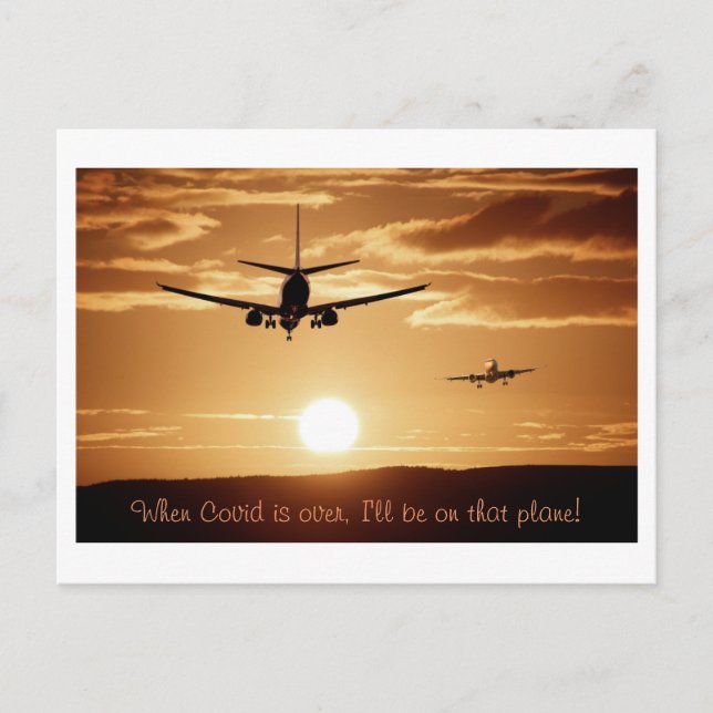 When Covid is Over Travel Postcard (Front)