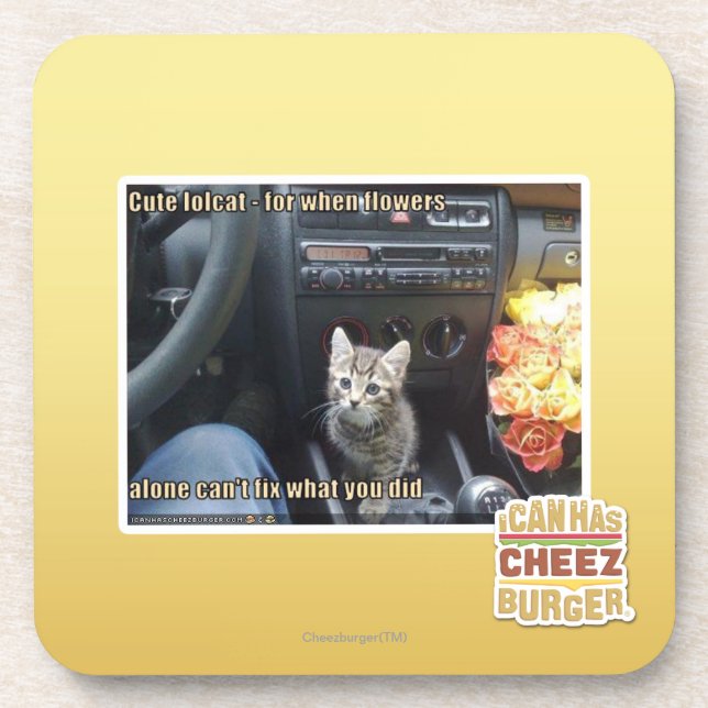 When flowers are not enough coaster (Front)