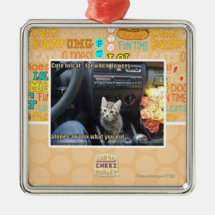 When flowers are not enough metal ornament