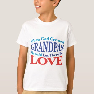 When God Created Grandpas T-Shirt
