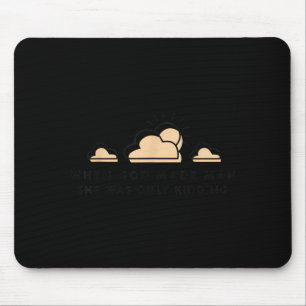 When god made man was only kidding funny feminist mouse pad