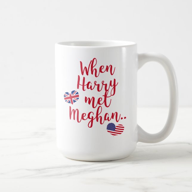 When Harry met Meghan | Royal Wedding Coffee Mug (Right)