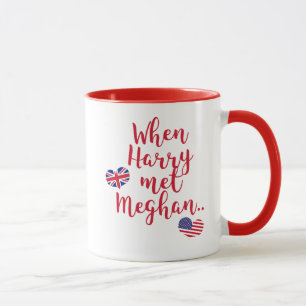When Harry met Meghan   Royal Wedding Mug