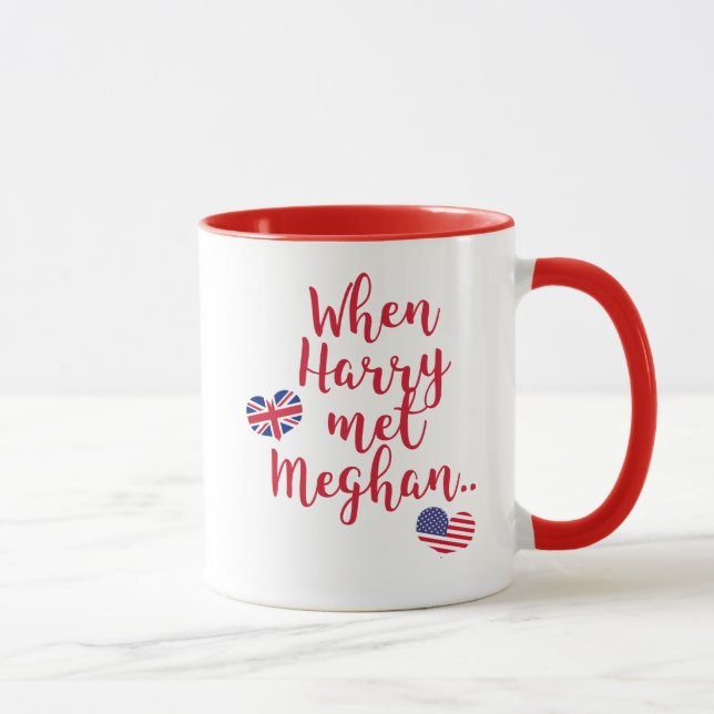 When Harry met Meghan | Royal Wedding Mug (Right)