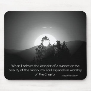 When I admire the wonder...Gahndi Mouse Pad