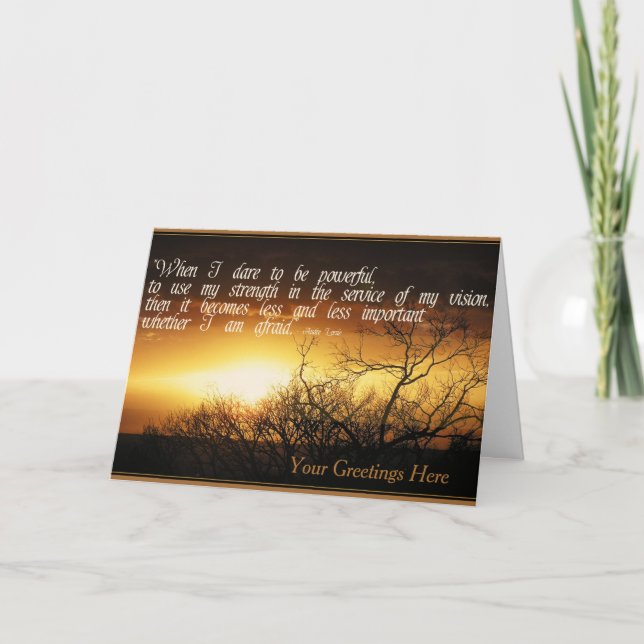 When i dare to be.. Inspirational Cards (Front)