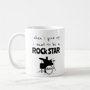 When I Grow Up Rock Star Coffee Mug