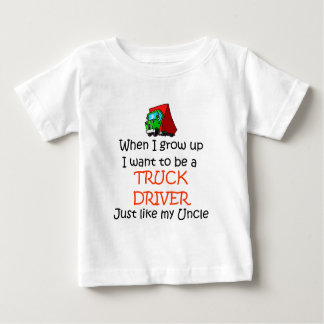 When I grow up Truck Driver Baby T-Shirt