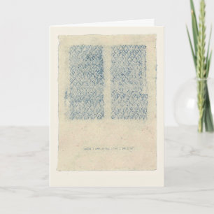 When I look at you, what I see is me. Card