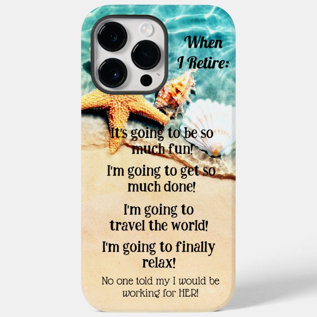 When I Retire Men's Iphone case (Back)