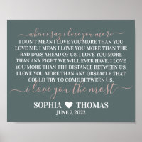 When I say I love you more wedding anniversary gif