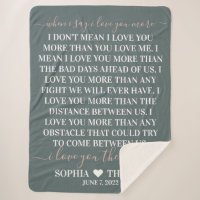 When I say I love you more wedding anniversary gif