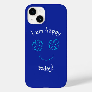 When I see flowers I am happy  Case-Mate iPhone Ca 14 Case