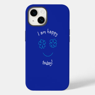 When I see flowers I am happy Case-Mate iPhone Ca 14 Case