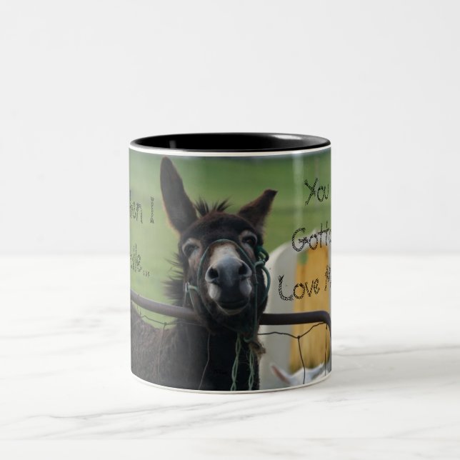 When I Smile Two-Tone Coffee Mug (Center)