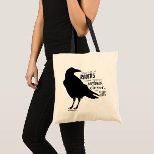 "When I think of ravens..." tote Bag