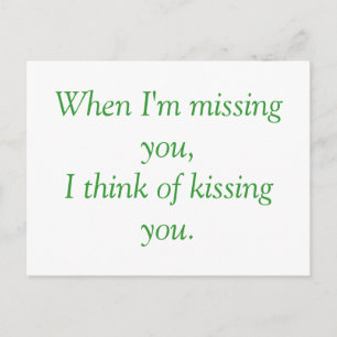 when i'm missing you... postcard