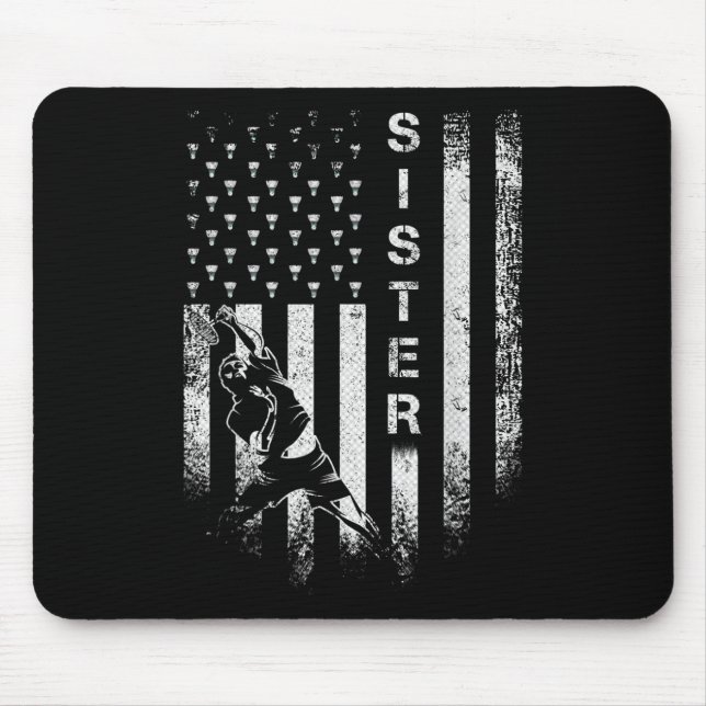 When Im Not Playing I Definitely Think About It Ba Mouse Pad (Front)