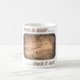 When in Doubt ... Check it Out Mug