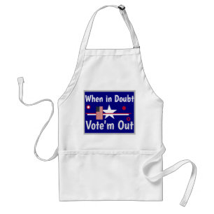 When in Doubt Vot'em Out! Adult Apron
