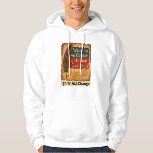When in the Course of Human Events – Quill Flame Hoodie