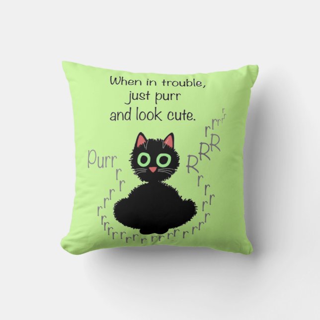 When in Trouble Cushion (Front)