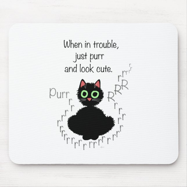When in Trouble Mouse Pad (Front)