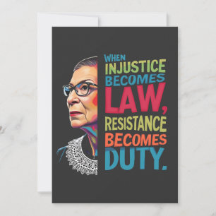 When Injustice Becomes Law Resistance Becomes Duty Invitation