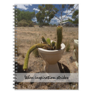 when inspiration strikes notebook