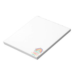 When It Rains Look For Rainbows Notepad