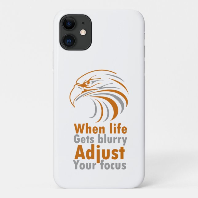 When life gets blurry adjust your focus Case-Mate iPhone case (Back)