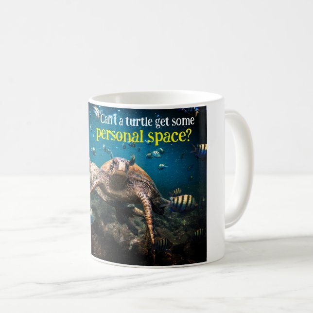 When life gets tough, just keep swimming  coffee mug (Front Right)