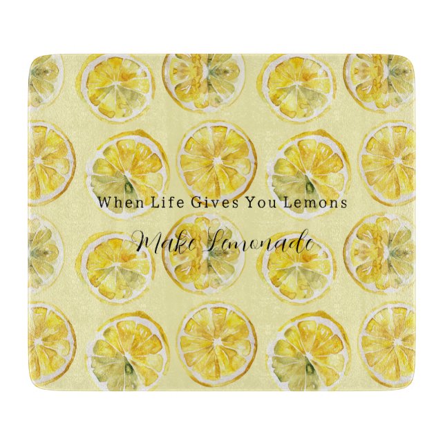 When Life Gives You Lemons Cutting Board (Front)