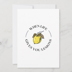 WHEN LIFE GIVES YOU LEMONS HOLIDAY CARD