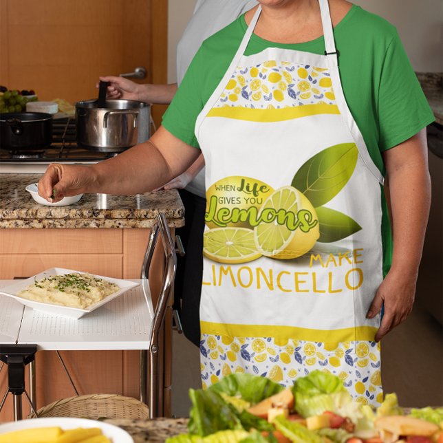  When Life Gives You Lemons Make Limoncello Apron (Creator Uploaded)