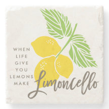 When life gives you lemons make Limoncello coaster