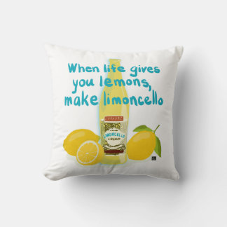 When Life Gives You Lemons - Make Limoncello Cushion