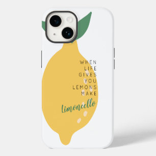 When Life Gives You Lemons Make Limoncello Yellow iPhone 14 Case