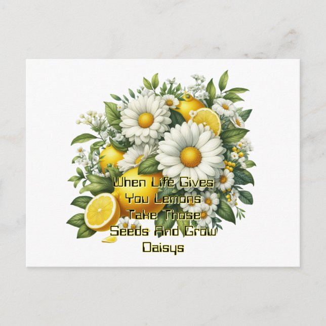 When Life Gives You Lemons  Postcard (Front)
