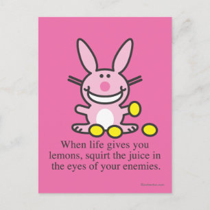 When Life Gives You Lemons Postcard