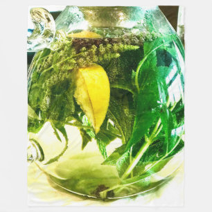 When life gives you lemons socks fleece blanket