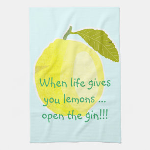 When Life Gives You Lemons ... Tea Towel